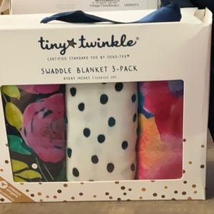 Swaddle Blanket Set Painted Peony